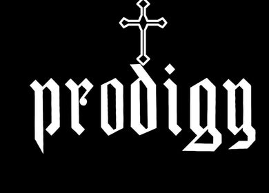 PRODIGY HAIR SESSIONS logo with cross design. Melbourne, Victoria, AU.