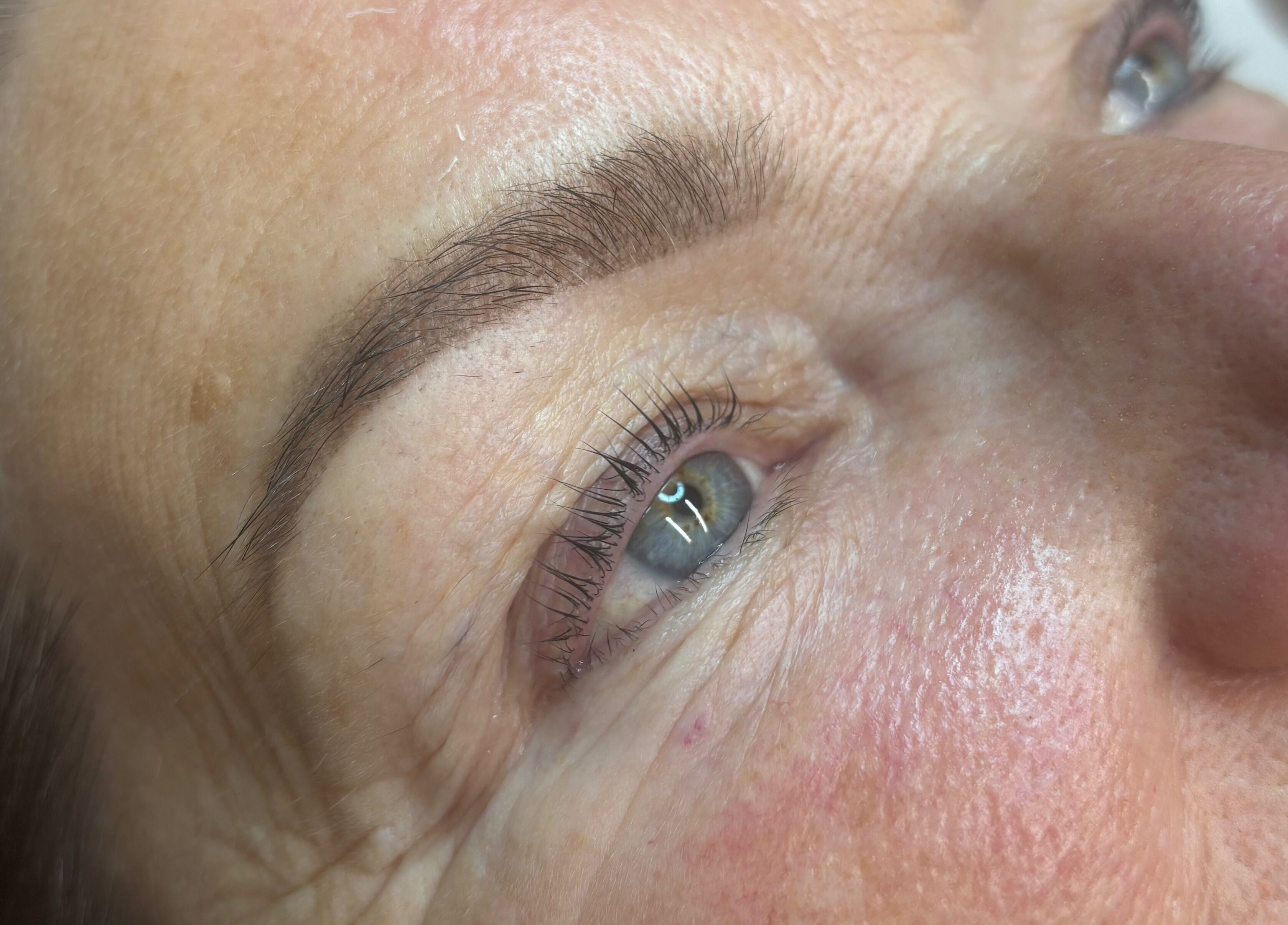 Close-up of a shaped eyebrow at Beauty Within by Rebecca, Wexford, County Wexford, IE, highlighting refined detail.