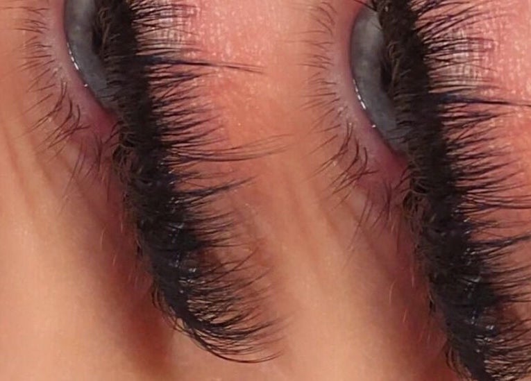 Elegant lash extensions from Lash Money in Livingston, Scotland, GB showcasing expert beauty artistry.
