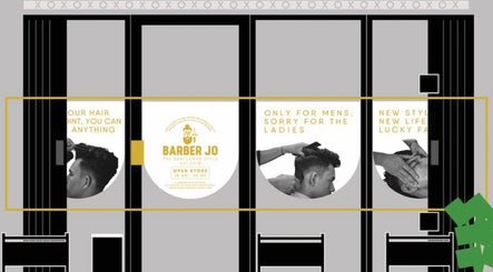Tampak depan Barber Jo di Daerah Khusus Ibukota Jakarta menampilkan layanan gaya rambut pria.