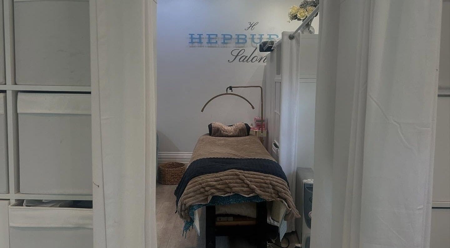 Tranquil spa bed at Hepburns on the Prom, Cheltenham, England, GB.