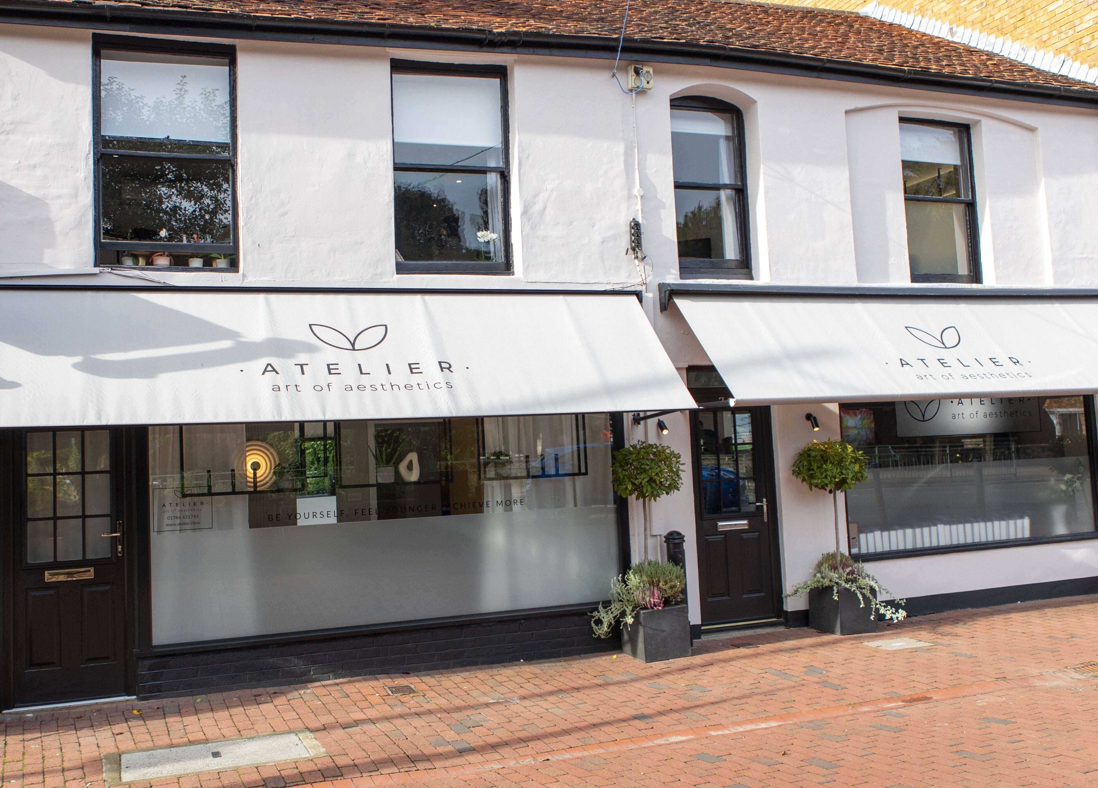 Beata Durtan at Atelier Clinic, Egham exterior view, showcasing elegant design in Egham, England, GB.