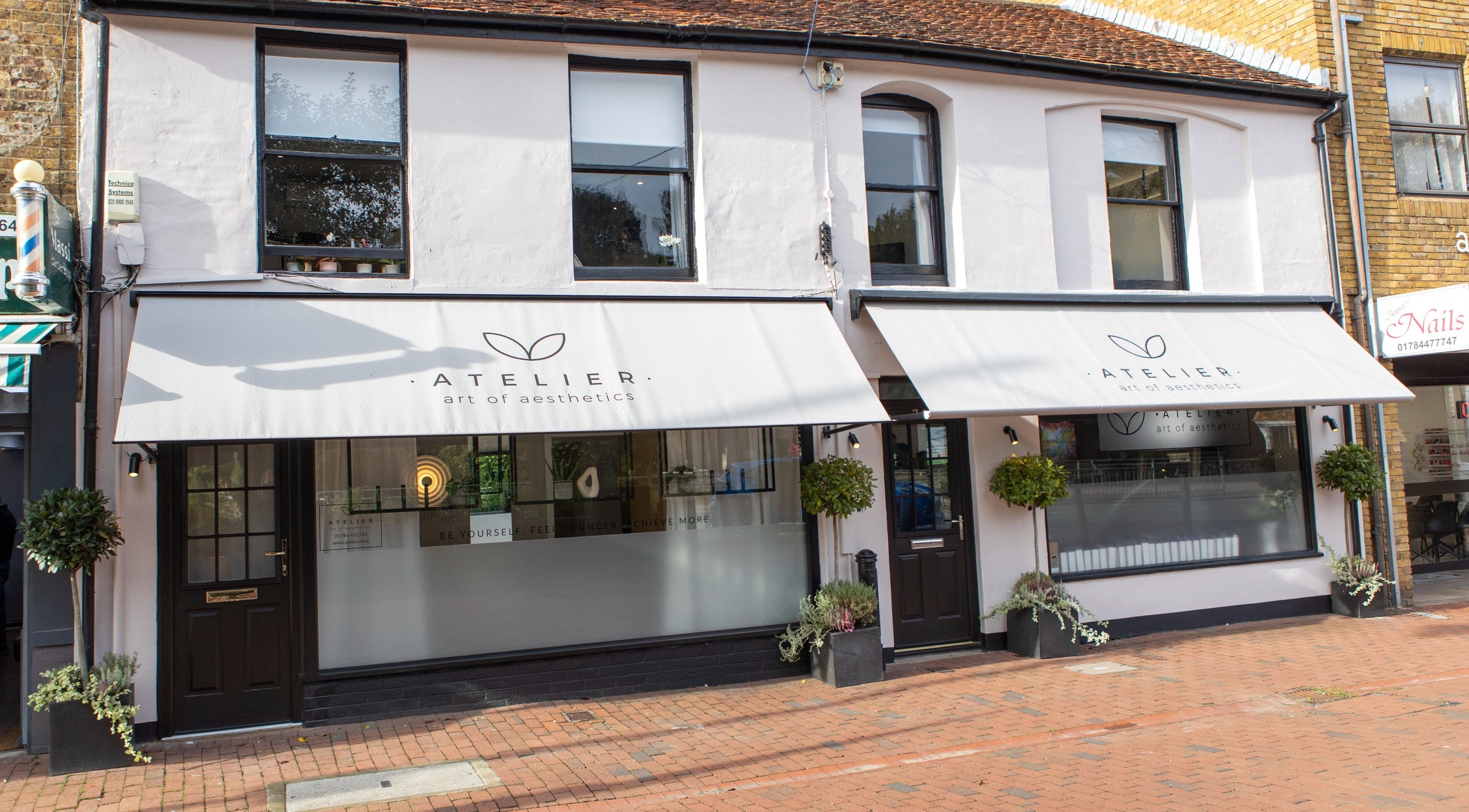 Beata Durtan at Atelier Clinic, Egham exterior view, showcasing elegant design in Egham, England, GB.