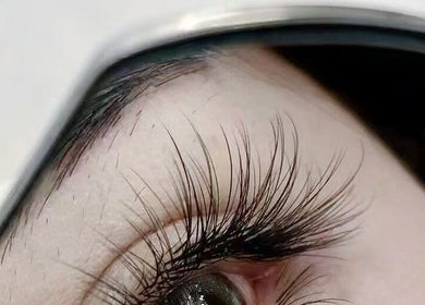 Close-up of elegant eyelash extensions at iLashes by CL in Singapore, Singapore, SG.