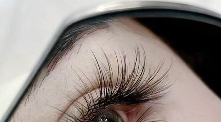 Close-up of elegant eyelash extensions at iLashes by CL in Singapore, Singapore, SG.