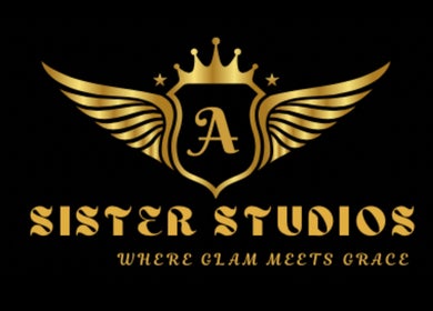Elegant golden emblem with wings and crown, Cape Town's Beauty In Grace logo, Western Cape, ZA.