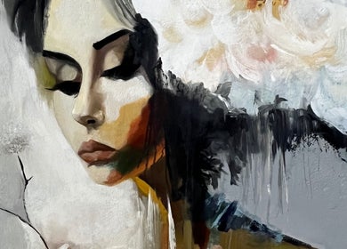 Elegant abstract portrait at The Skin Spot, Cape Town, Western Cape, ZA, offering tranquil beauty ambiance.