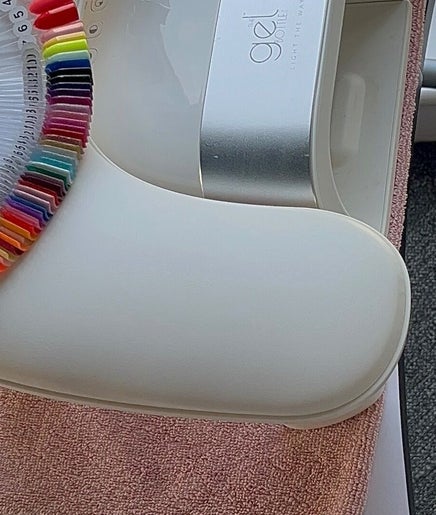Colorful nail polish samples at Kayley Diane Nails, Colchester, England, GB, showcasing vibrant manicure options.