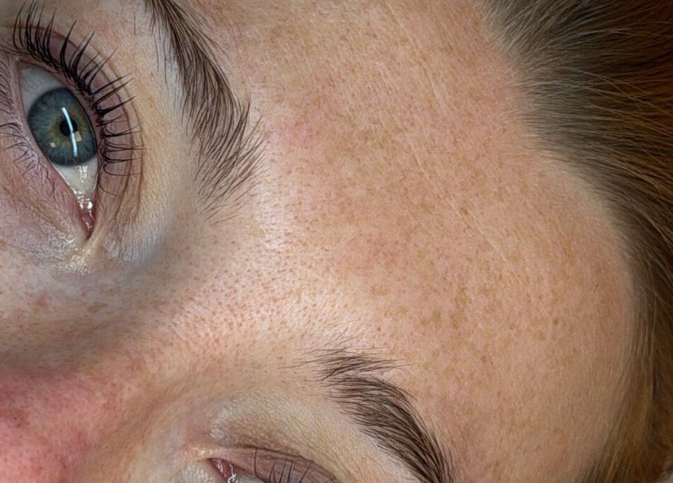 Close-up of lush lashes at Belles Beauty in Mirfield, England, GB.