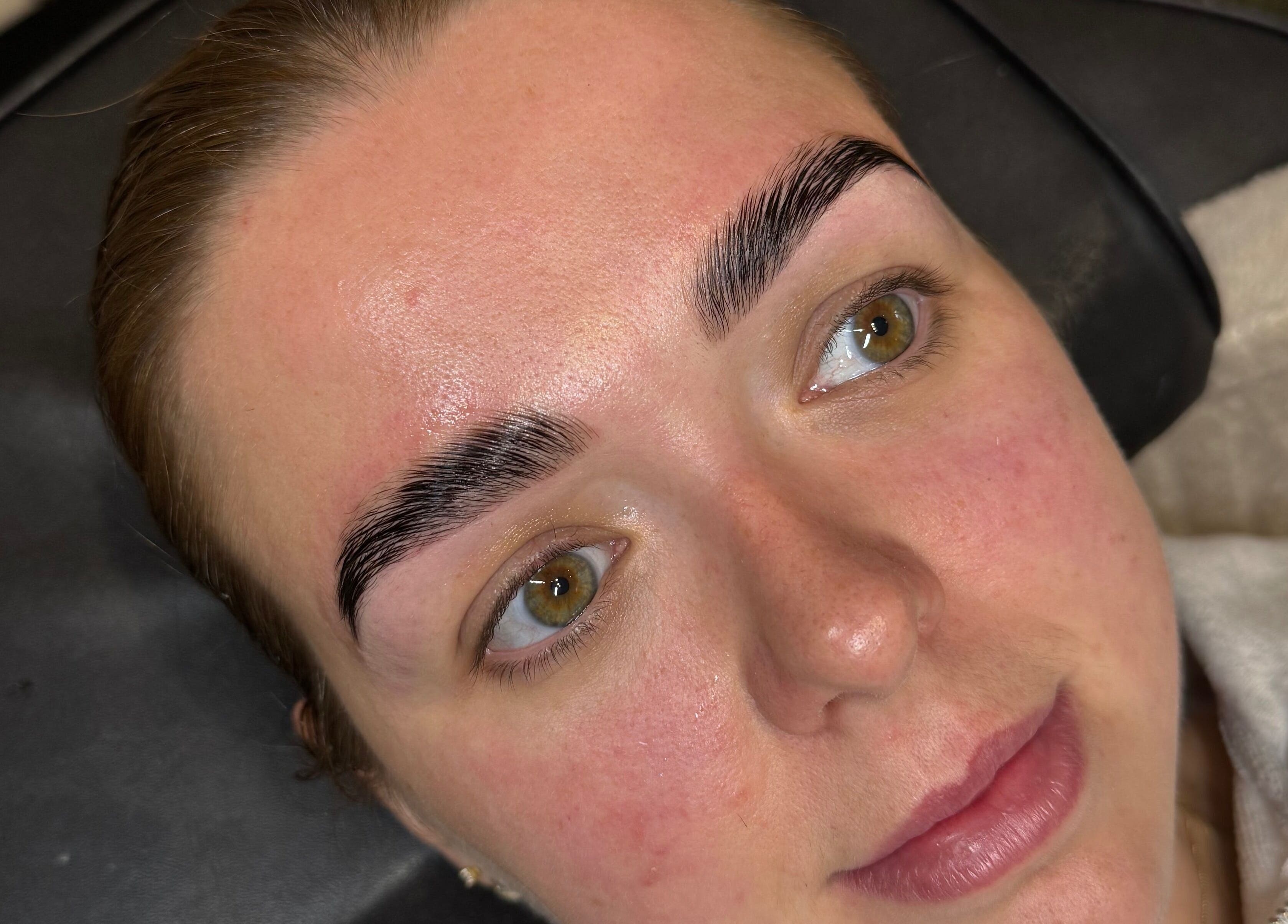 Beautifully groomed brows at FACES Brows Lashes Makeup, Ilkley, England, GB.