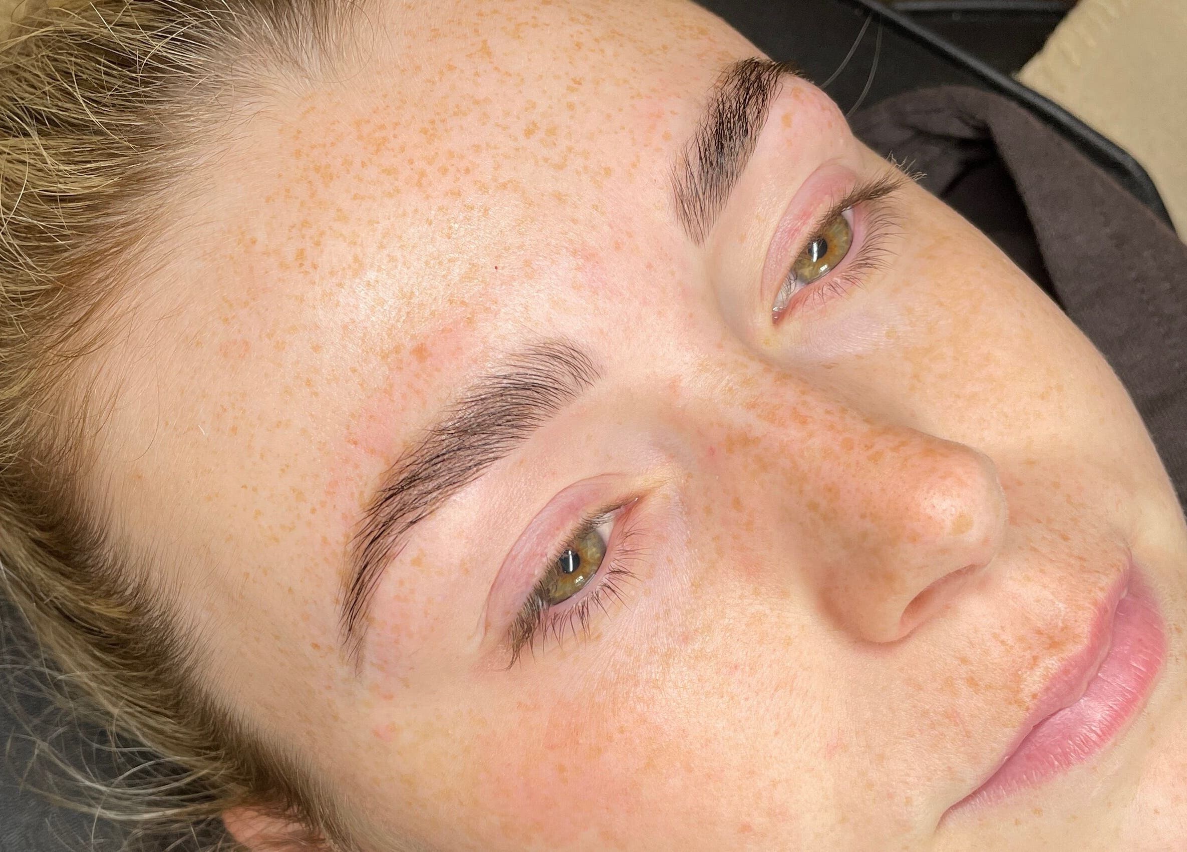 Expert eyebrow shaping at FACES Brows Lashes Makeup, Ilkley, England, GB.