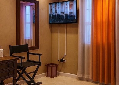 Cozy salon corner at Sensational Beauty Salon | Location 2 in Saint Philip, BB with chair and mirror.