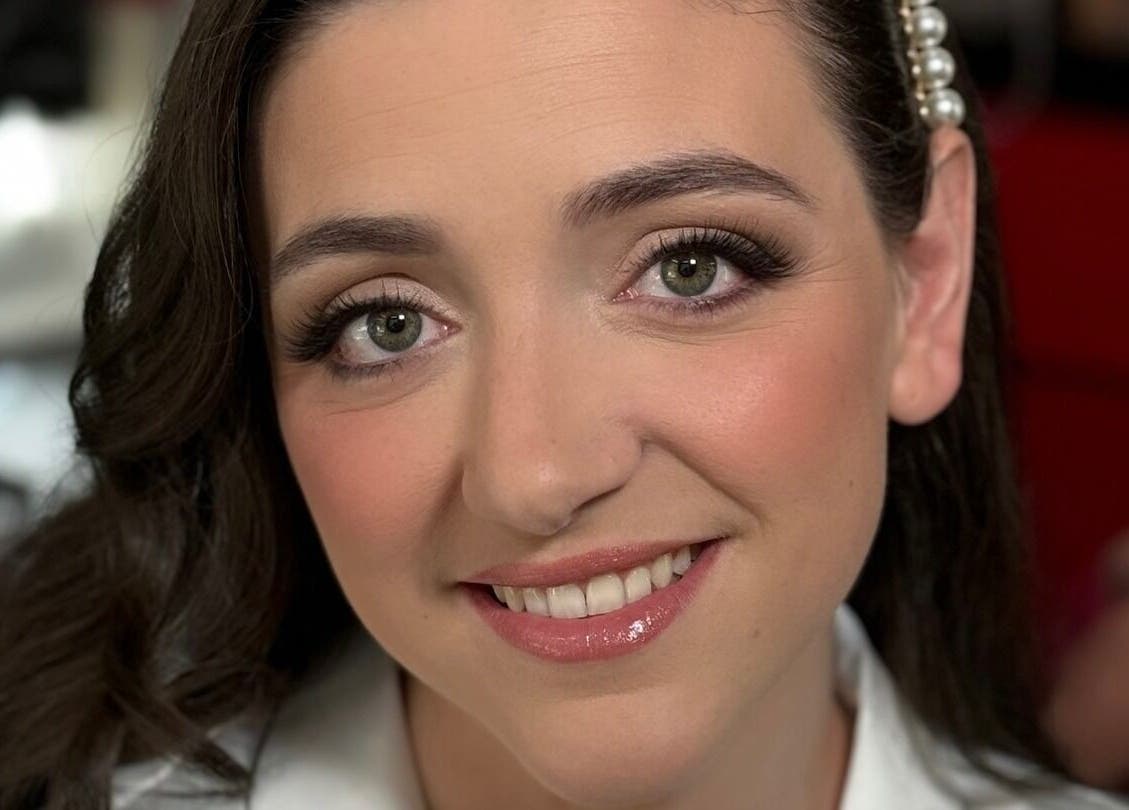 Portrait of a woman with elegant makeup by Makeup & Skin by Gabrielle, Watchung, New Jersey, US.