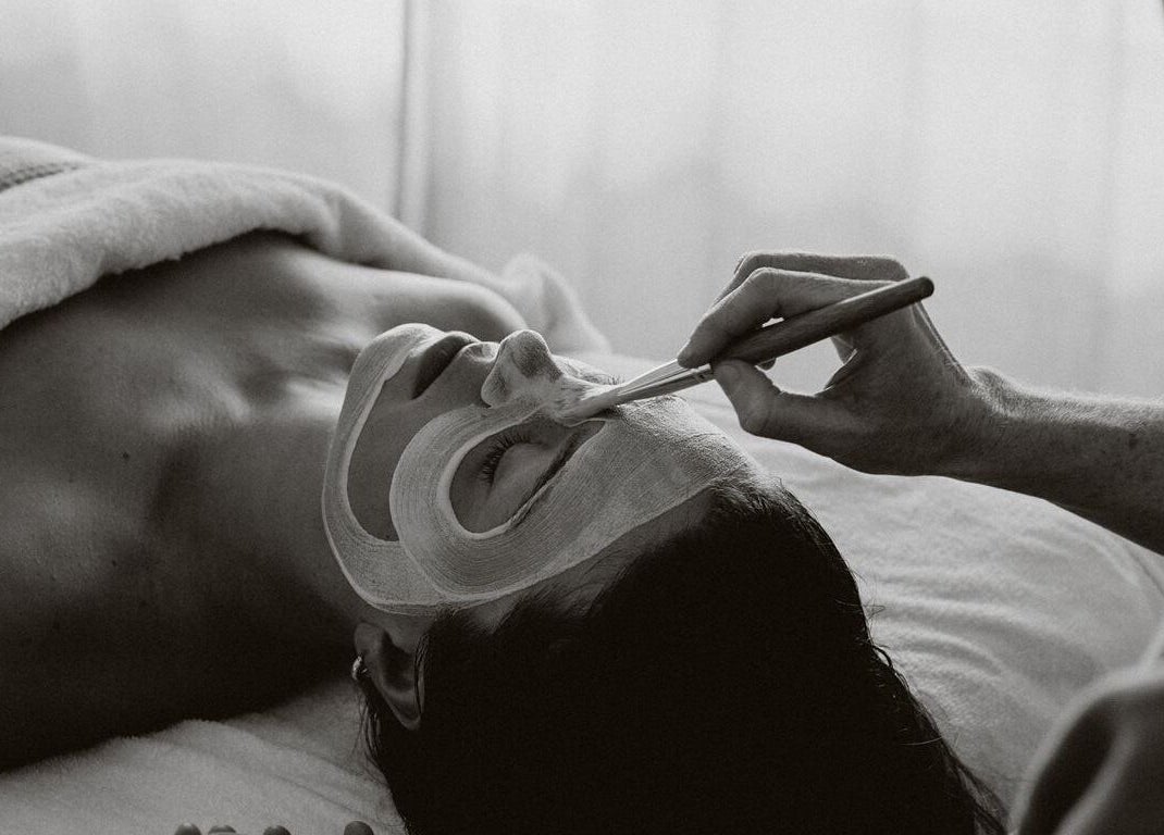 A soothing facial mask application at Soulflower Studio in Sawtell, New South Wales, AU.