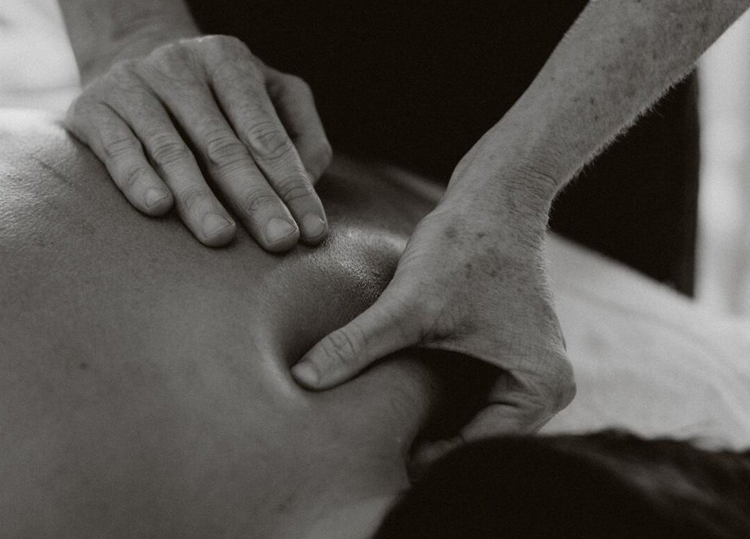 Massage therapy session at Soulflower Studio, Sawtell, New South Wales, AU highlighting expert techniques.