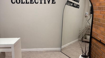 Modern beauty space with a large mirror at Worcester Lowsmoor Wharf, Worcester, England, GB.