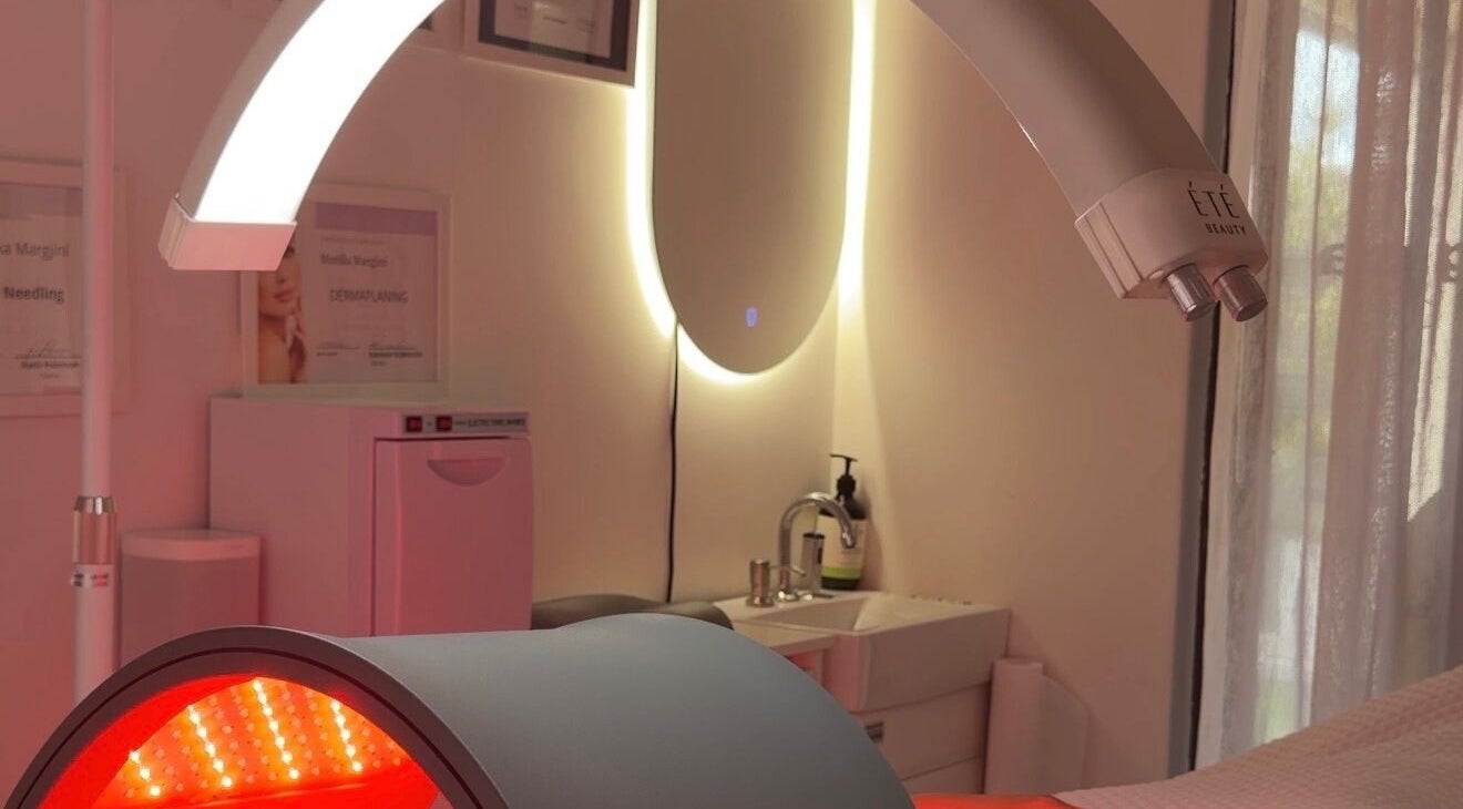 Luxurious treatment room at MM Beauty Glow, Noranda, Western Australia, AU, featuring advanced beauty equipment.