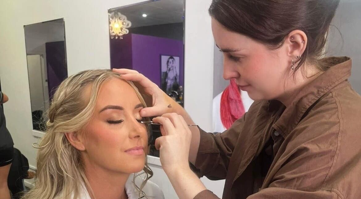 Professional makeup application at Beauty by Alex Yeomans, Whyalla Norrie, South Australia, AU.