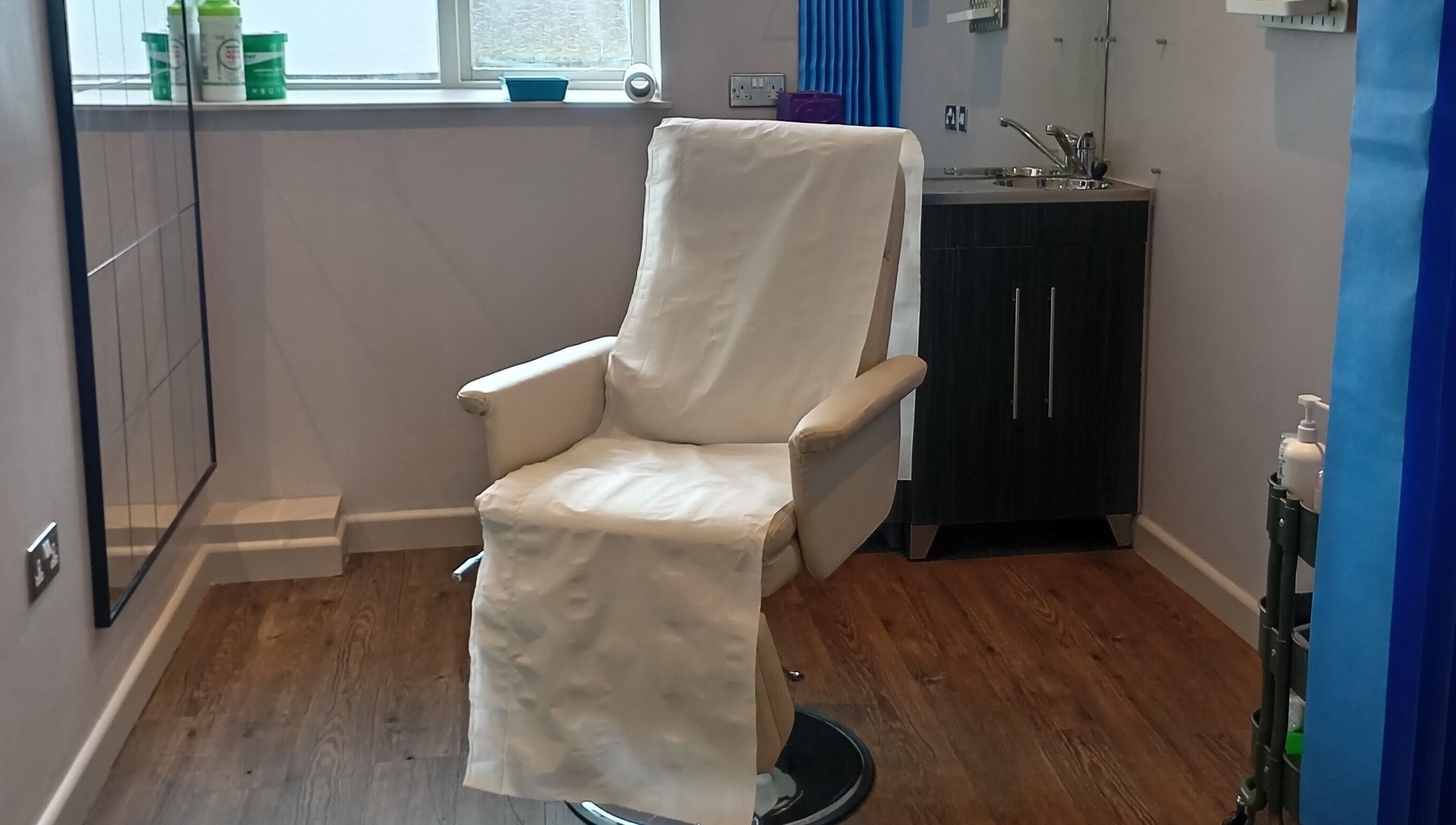 Comfortable treatment chair at Truly Confident Aesthetics, Helpston, England, GB, creating a welcoming ambiance.