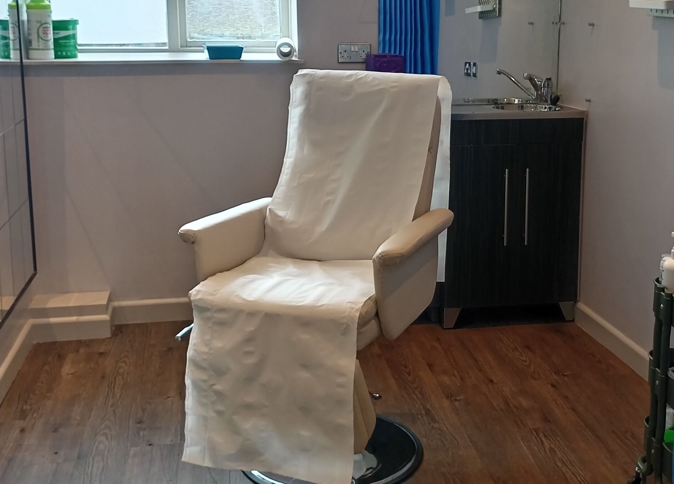 Comfortable treatment chair at Truly Confident Aesthetics, Helpston, England, GB, creating a welcoming ambiance.