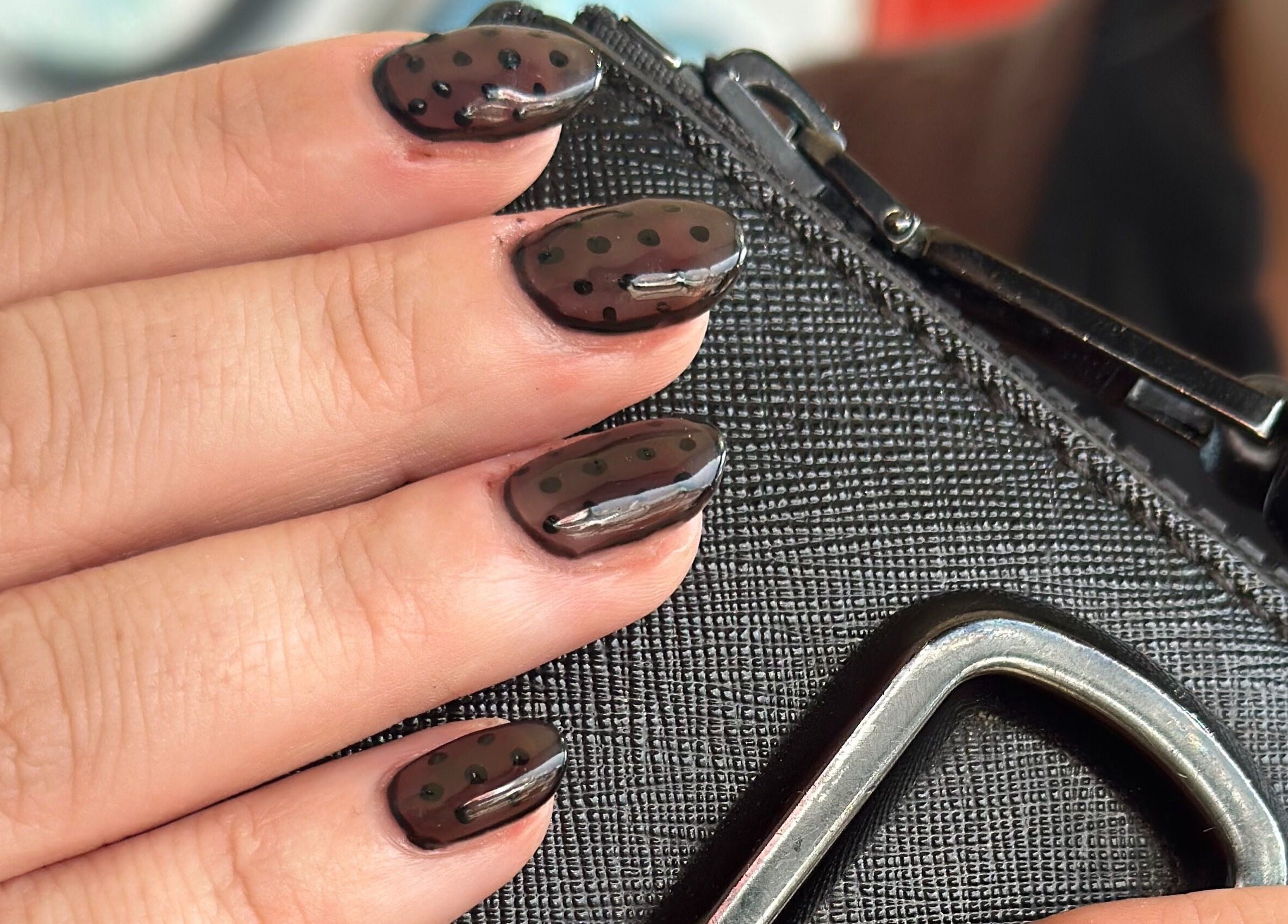 Polished by Makala offers stylish polka dot nail art in Mountain Creek, Queensland, AU.