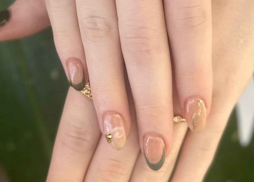 Stylish nail art at Polished by Makala, Mountain Creek, Queensland, AU showcases exquisite manicure designs.