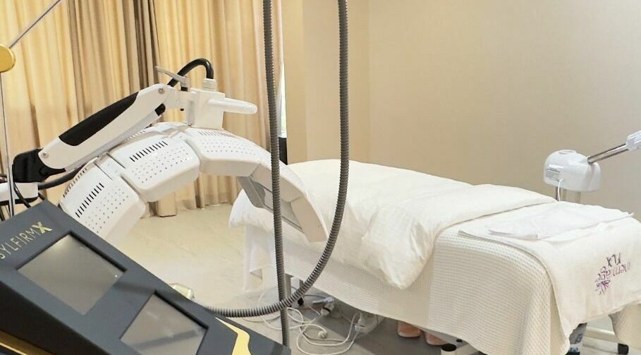 Modern treatment room at Reyoung Skin Clinic in Epping, New South Wales, AU featuring advanced skincare equipment.