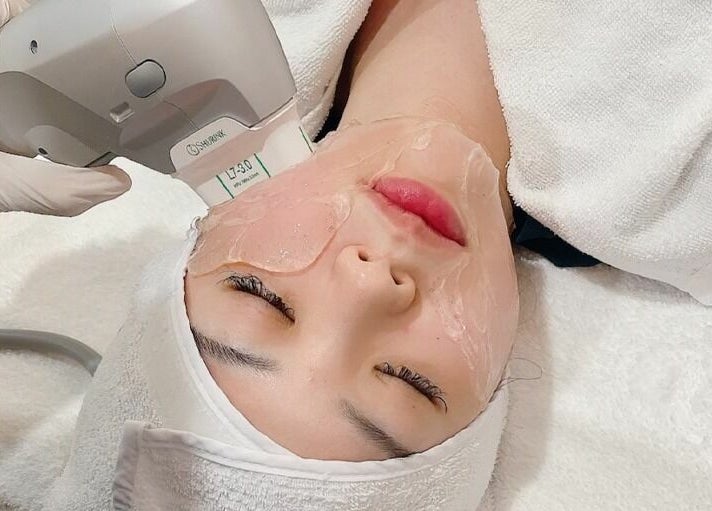 Facial treatment at Reyoung Skin Clinic, Epping, New South Wales, AU, showcasing advanced skincare technology.