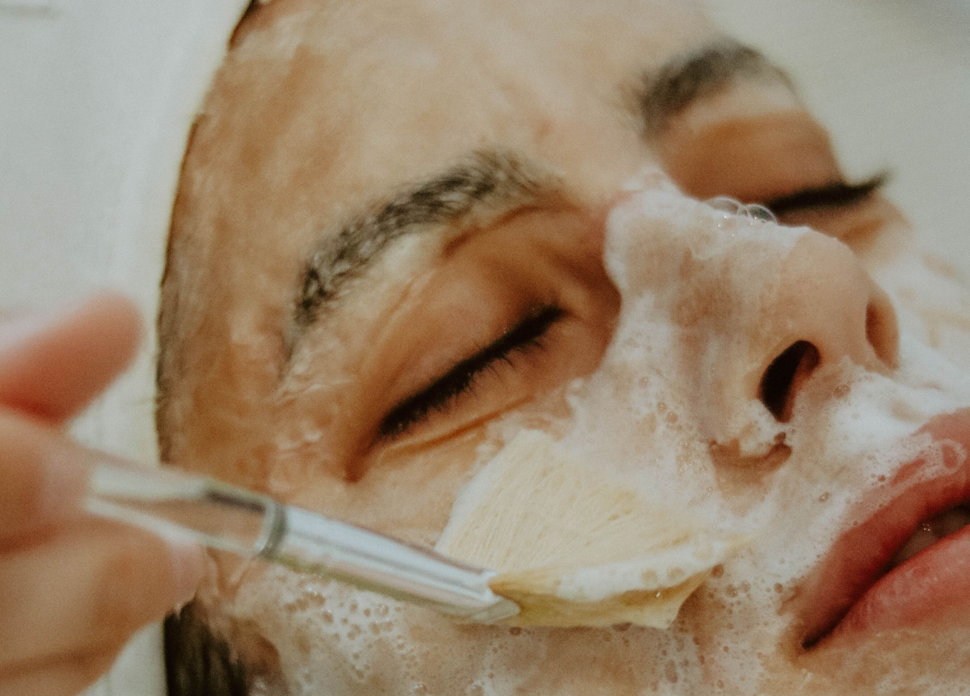 Relaxing facial treatment at Lyla Skin Studio, Aliso Viejo, California, US, enhancing skin radiance.