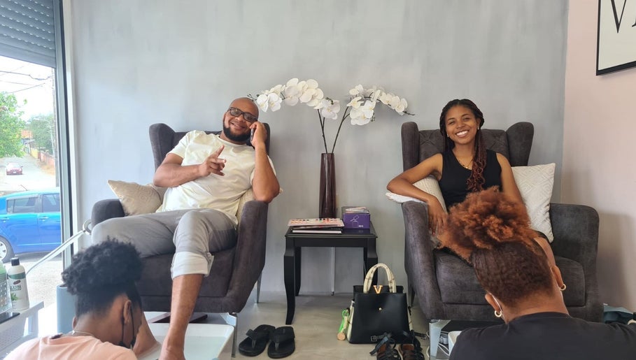 Relaxing pedicures at Palangana Spa in Willemstad, Curaçao, CW. Guests enjoy soothing treatments.