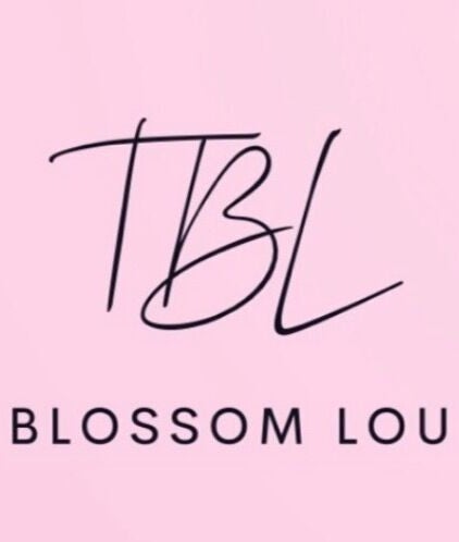 The Blossom Lounge logo on pink background, Arbroath, Scotland, GB.