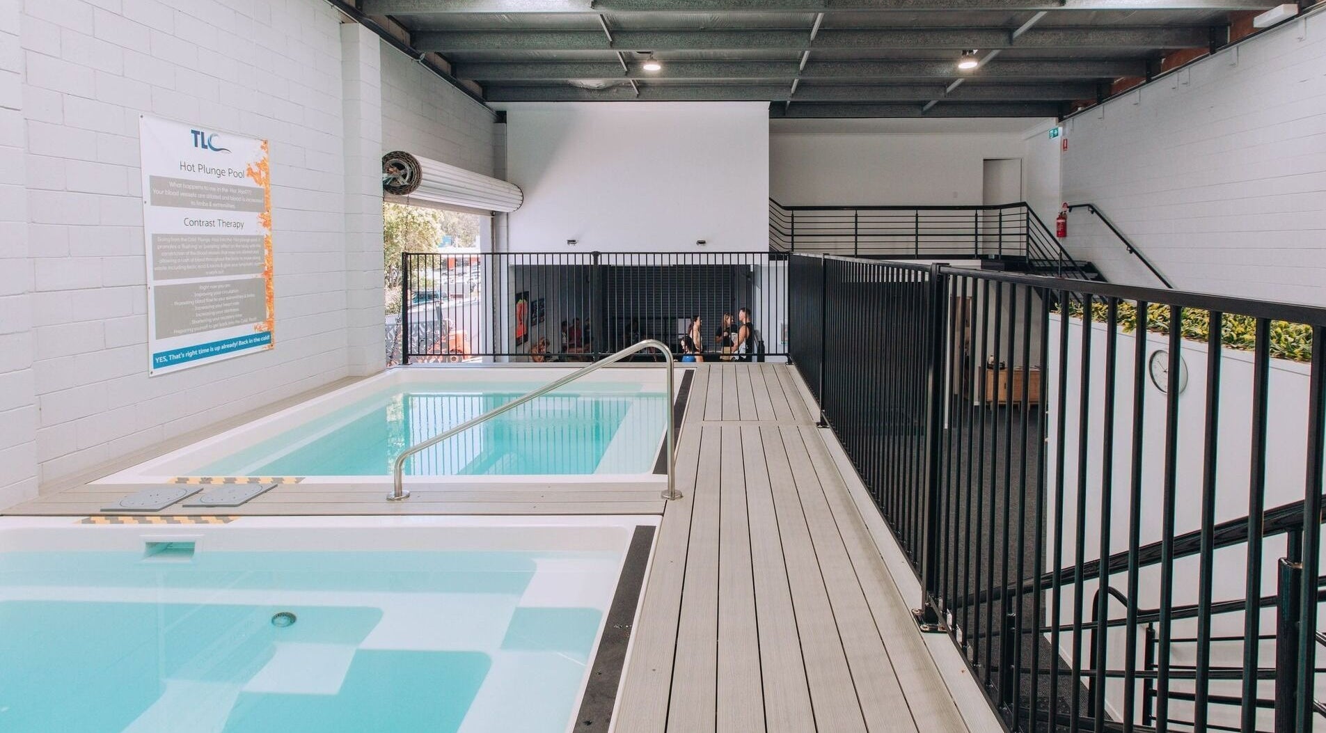 Relaxing pool area at TLC Recovery, Alexandra Headland, Queensland, AU offering rejuvenating wellness experiences.