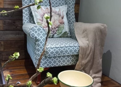 Relaxing chair at House of Beauty and Skincare, Grabouw, Western Cape, ZA. Perfect for serene wellness moments.