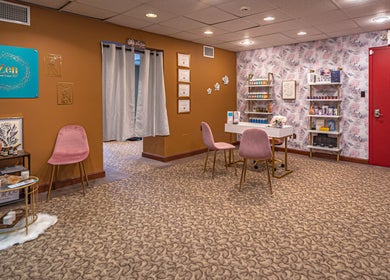 Relaxing interior of Zen Beauty Lounge LLC, Stroudsburg, Pennsylvania, US showcasing its elegant and inviting decor.