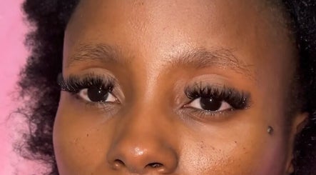 Detailed view of lash extensions at Touch by Thato Fourways, Sandton, Gauteng, ZA, highlighting eye beauty.