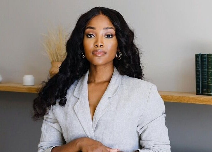 Professional woman in elegant setting at Touch by Thato Fourways, Sandton, Gauteng, ZA.