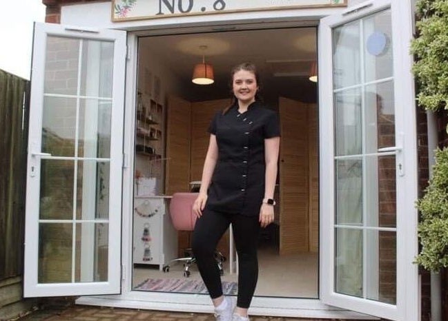 Friendly staff at No.8 The Nail and Beauty Lounge, Gressenhall, England, ready to welcome guests.