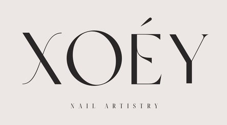 Xoéy Nail Artistry logo featuring elegant typography, located in St. Albert, Alberta, CA.
