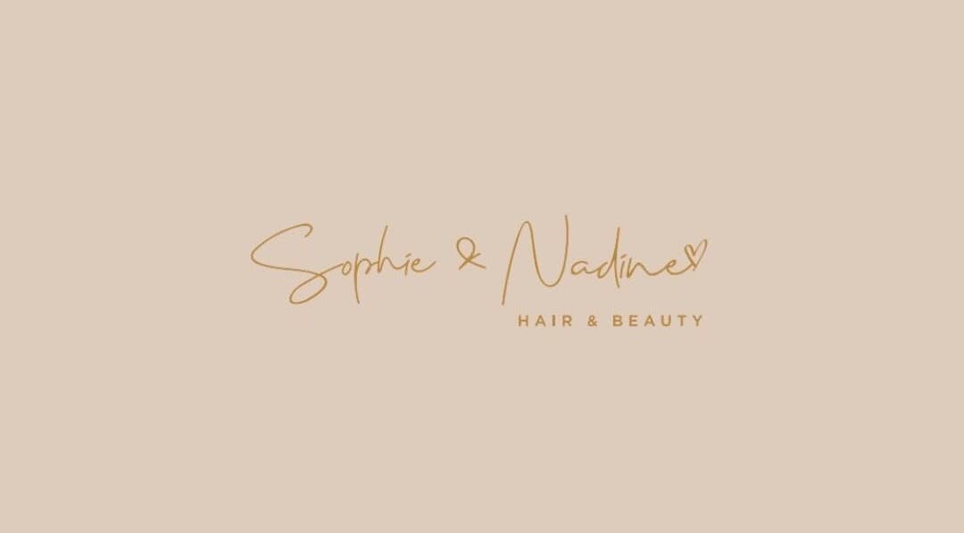 Sophisticated logo of Sophie and Nadine Hair and Beauty in Bangor, Wales, GB.