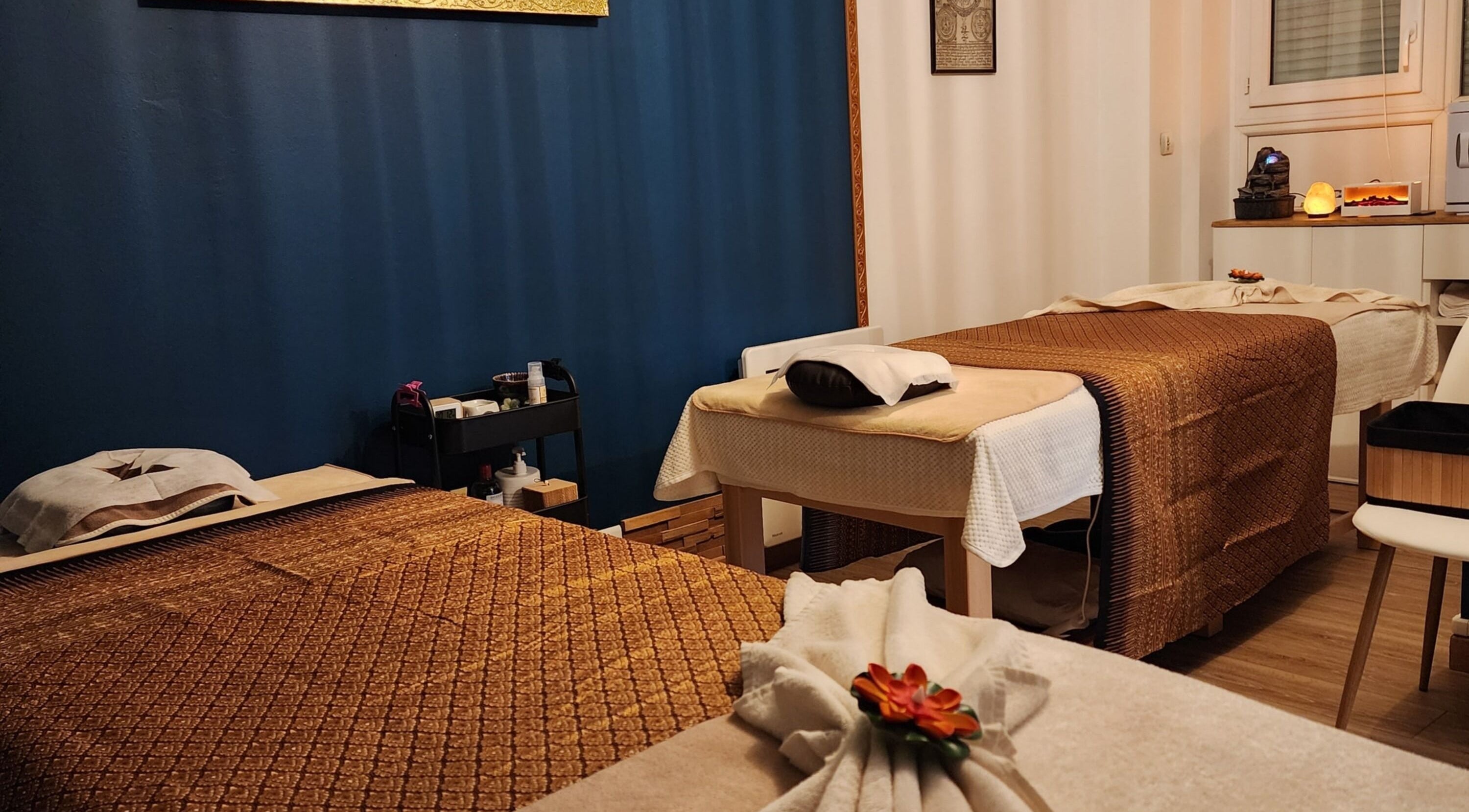 Salle de massage à Siam Thai Massage Gif-sur-Yvette, Gif-sur-yvette, Île-de-france, FR, au décor apaisant.
