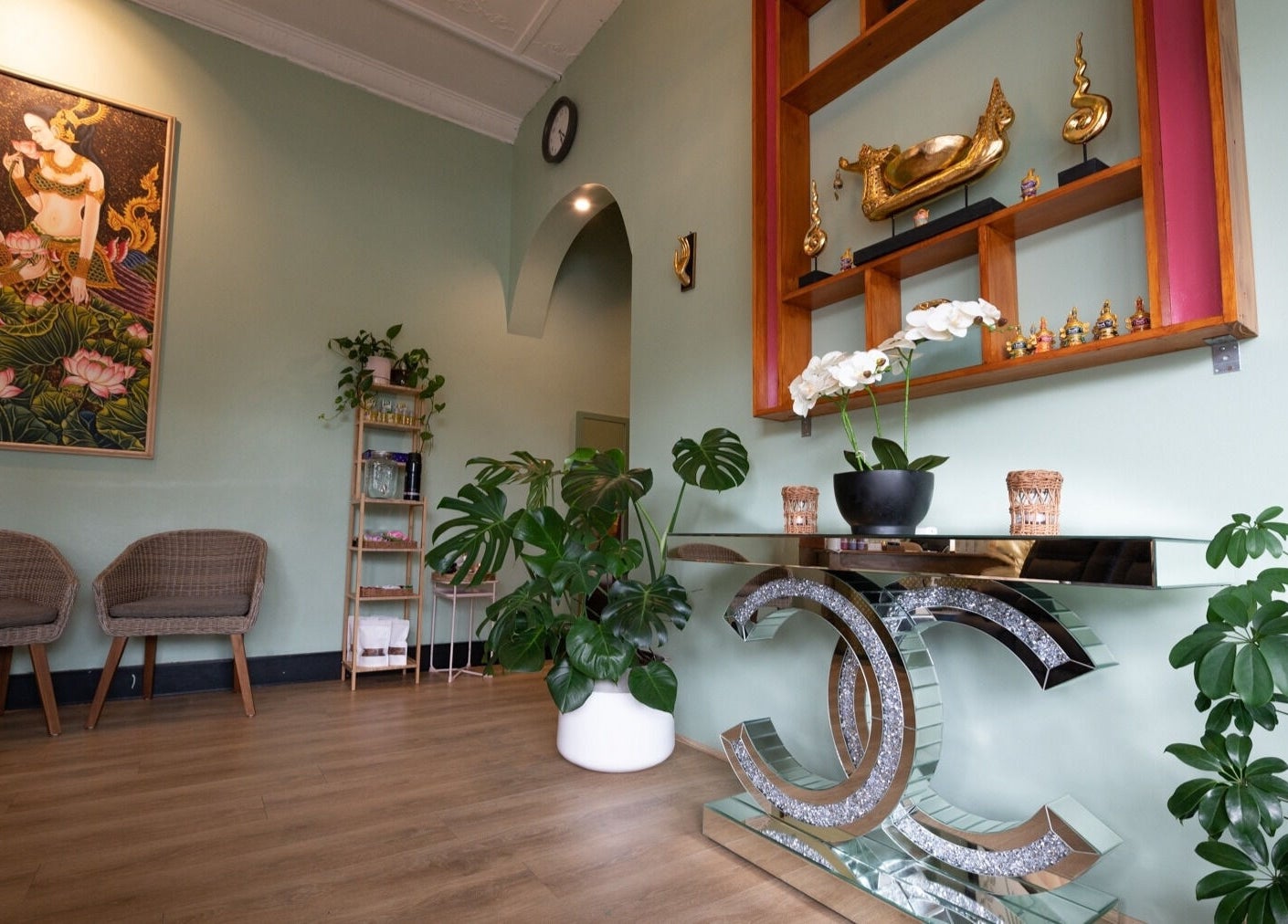 Serene lobby of The One Remedial Massage and Spa Five Dock in Five Dock, New South Wales, AU.