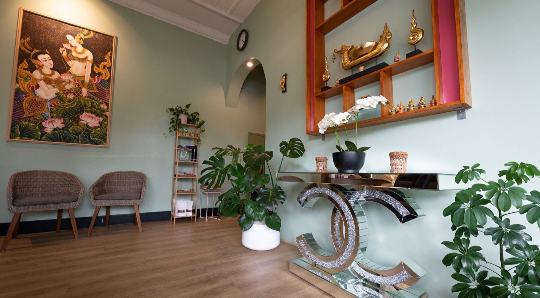 Serene lobby of The One Remedial Massage and Spa Five Dock in Five Dock, New South Wales, AU.
