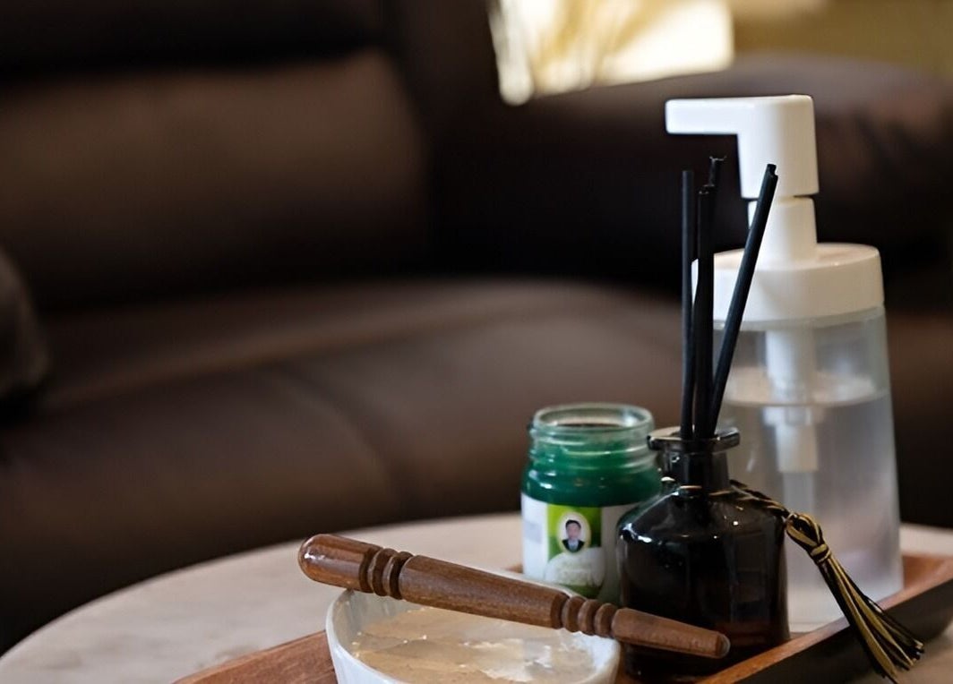 Aromatherapy and relaxation setup at The One Remedial Massage and Spa Five Dock, New South Wales, AU.