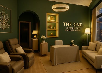 Elegant massage room at The One Remedial Massage and Spa Five Dock, Five Dock, New South Wales, AU.
