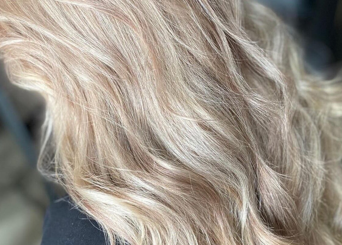Stylish blonde waves hair treatment by FabYouLocks in Motherwell, Scotland, GB, showcasing elegant glossy finish.