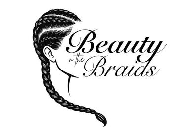 Beauty N the Braids logo featuring a braided hairstyle. Located in Mississauga, Ontario, CA.