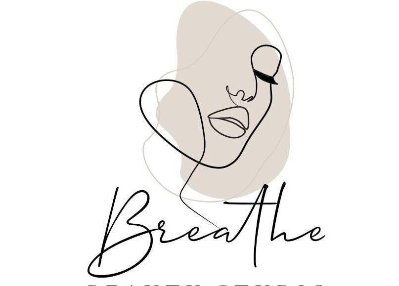 Minimalistic line art logo for Breathe Beauty Studio, Douglas, Northern Cape, ZA.