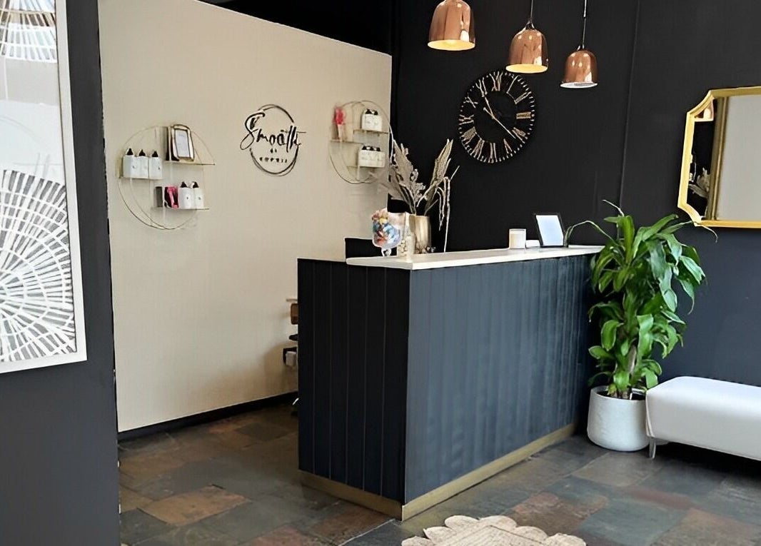 Sophisticated reception area at Smooth by Sophie, Milsons Point, New South Wales, AU with modern décor.