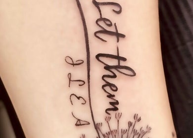 Inspirational tattoo design at Jane Doe Ink in Sandton, Gauteng, ZA.