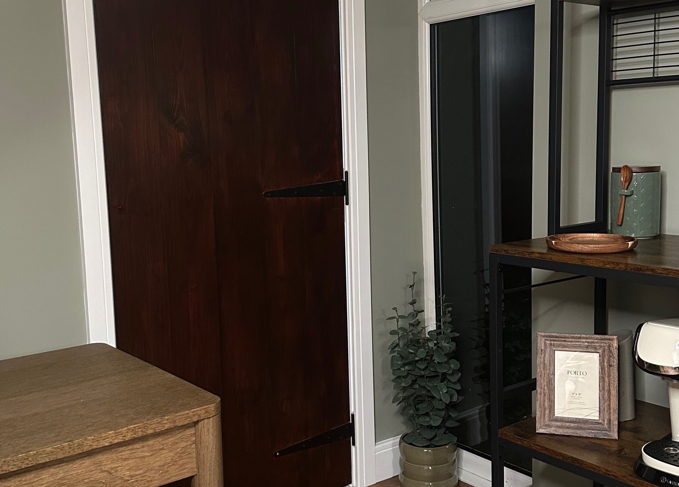 AJ Beauty Studio relaxation area with decor and coffee station in Hucknall, England, GB.